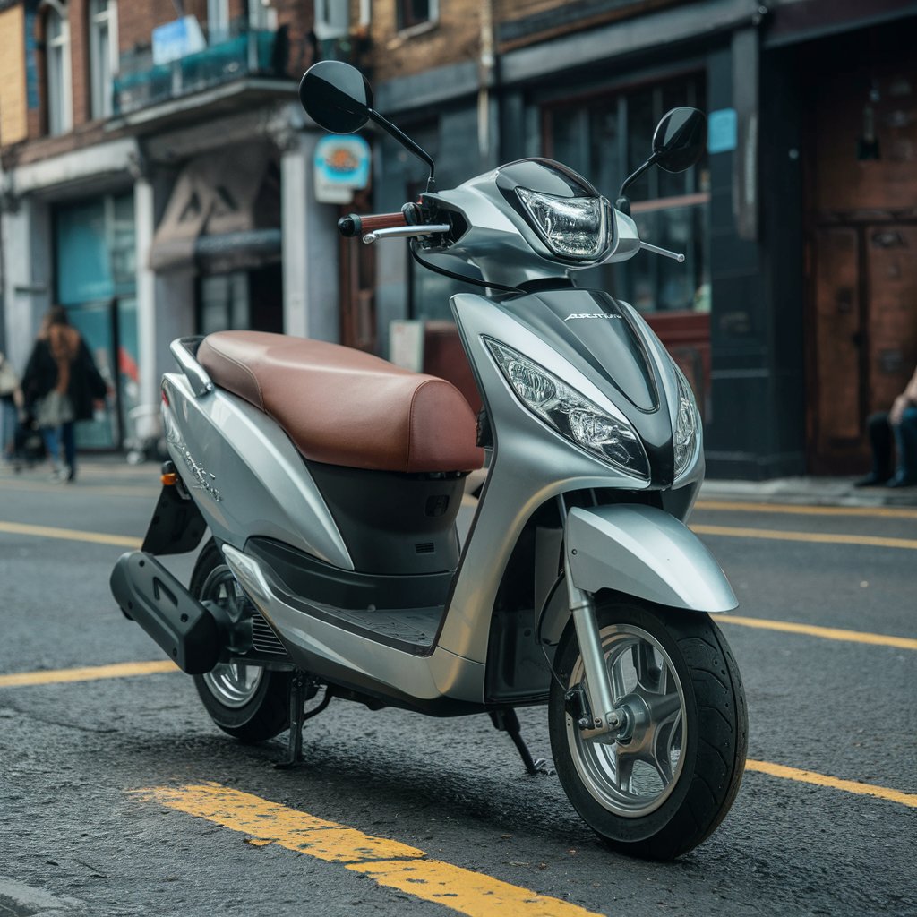 Honda Activa Electric Grey Color